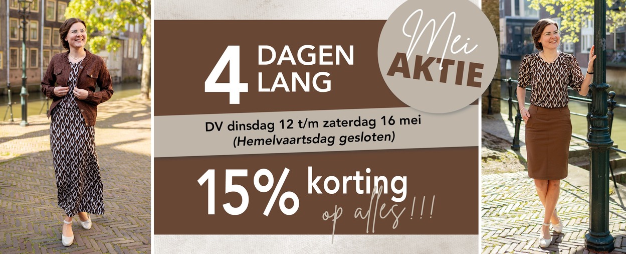 Dirksland en Werkendam Dinsdag 12 Mei extra Geopend!