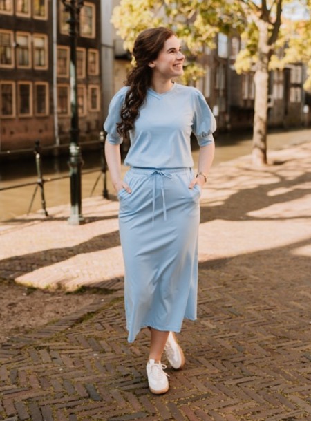 set blauw